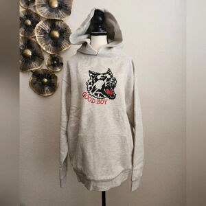 Market Oversized Good Boy Hoodie in Oatmeal M
